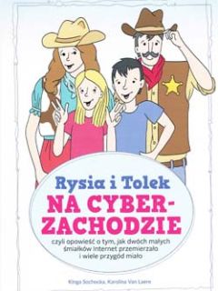 Okładka publikacji: Rysia i Tolek na Cyberzachodzie